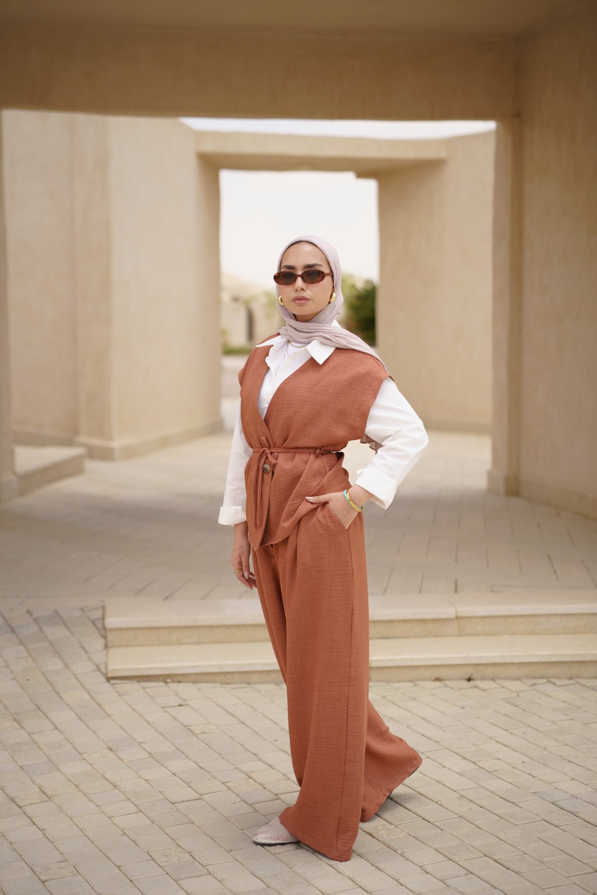 The elegant linen set - havan